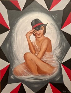Perfume de tango - óleo - 0,60 x 0,80 m