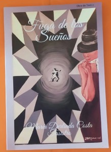 FUGA DE SUEÑOS - Ilustración de tapa con la imagen de la obra "Noche de tango"